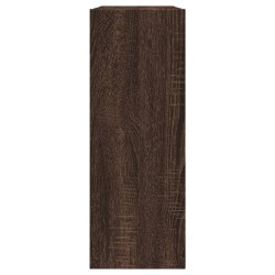 Armoire à chaussures chêne marron 80x21x57 cm Bois d'ingénierie 