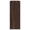 Armoire à chaussures chêne marron 80x21x57 cm Bois d'ingénierie 