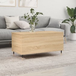 Table basse Chêne sonoma 90x44,5x45 cm Bois d'ingénierie 