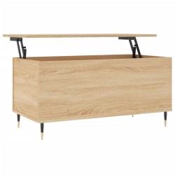 Table basse Chêne sonoma 90x44,5x45 cm Bois d'ingénierie 