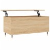 Table basse Chêne sonoma 90x44,5x45 cm Bois d'ingénierie 