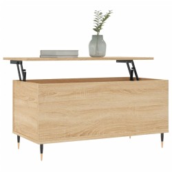 Table basse Chêne sonoma 90x44,5x45 cm Bois d'ingénierie 