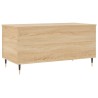 Table basse Chêne sonoma 90x44,5x45 cm Bois d'ingénierie 