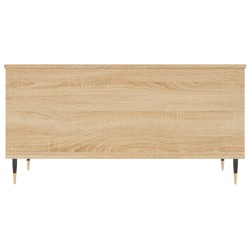 Table basse Chêne sonoma 90x44,5x45 cm Bois d'ingénierie 