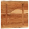 Dessus de table 60x60x3,8 cm carré bois massif d'acacia 
