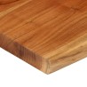 Dessus de table 60x60x3,8 cm carré bois massif d'acacia 