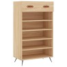 Armoire à chaussures chêne sonoma 60x35x105cm bois d'ingénierie 