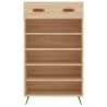 Armoire à chaussures chêne sonoma 60x35x105cm bois d'ingénierie 