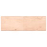 Dessus de table bois massif non traité bordure assortie 