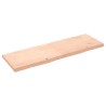 Dessus de table bois massif non traité bordure assortie 