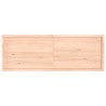 Dessus de table bois massif non traité bordure assortie 