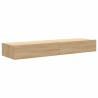 Meubles TV avec éclairage LED 2 pcs chêne sonoma 60x35x15,5 cm 