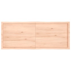 Dessus de table bois massif non traité bordure assortie 