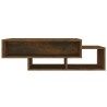 Table basse Chêne fumé 105x55x32 cm Bois d'ingénierie 