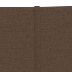 Panneaux muraux 12 pcs Marron 90x30 cm Tissu 3,24 m² 