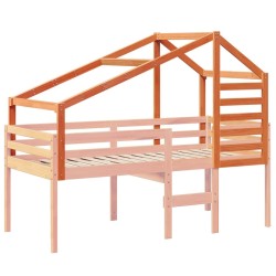 Toit de lit pour enfants 188x97x113 cm bois de pin massif 