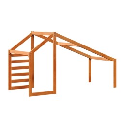 Toit de lit pour enfants 188x97x113 cm bois de pin massif 