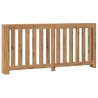 Cache-radiateur chêne artisanal 175x20x82 cm bois d'ingénierie 