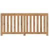 Cache-radiateur chêne artisanal 175x20x82 cm bois d'ingénierie 