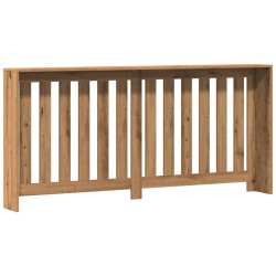 Cache-radiateur chêne artisanal 175x20x82 cm bois d'ingénierie 