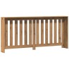 Cache-radiateur chêne artisanal 175x20x82 cm bois d'ingénierie 