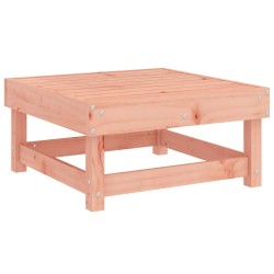 Repose-pied de jardin avec coussin bois massif douglas 