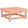 Repose-pied de jardin avec coussin bois massif douglas 