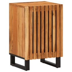 Armoire de salle de bain 38x34x58 cm bois massif d'acacia 