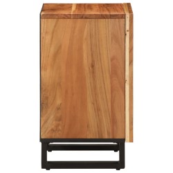 Armoire de salle de bain 38x34x58 cm bois massif d'acacia 