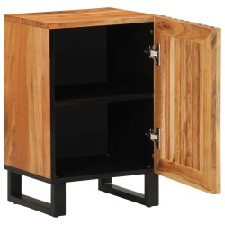 Armoire de salle de bain 38x34x58 cm bois massif d'acacia 