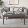 Table basse Gris 100x100x40 cm Bois massif de pin 
