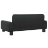 Lit pour chien noir 70x45x30 cm similicuir 