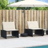 Base de parasol avec roues pour mâts Ø38 / 48 mm 27 kg rond 