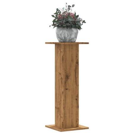 Supports pour plantes 2 pcs chêne artisanal bois d'ingénierie 