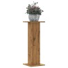 Supports pour plantes 2 pcs chêne artisanal bois d'ingénierie 