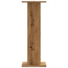 Supports pour plantes 2 pcs chêne artisanal bois d'ingénierie 