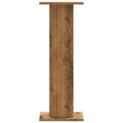 Supports pour plantes 2 pcs chêne artisanal bois d'ingénierie 