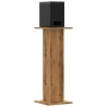 Supports de haut-parleurs 2 pcs chêne artisanal bois ingénierie 