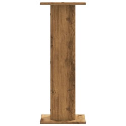 Supports de haut-parleurs 2 pcs chêne artisanal bois ingénierie 