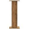Supports de haut-parleurs 2 pcs chêne artisanal bois ingénierie 