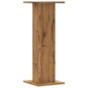 Supports de haut-parleurs 2 pcs chêne artisanal bois ingénierie 