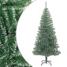 Sapin de Noël artificiel avec neige floquée vert 240 cm 