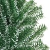 Sapin de Noël artificiel avec neige floquée vert 240 cm 