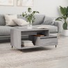 Table basse Sonoma gris 90x49x45 cm Bois d'ingénierie 