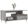 Table basse Sonoma gris 90x49x45 cm Bois d'ingénierie 