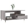 Table basse Sonoma gris 90x49x45 cm Bois d'ingénierie 
