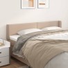 Tête de lit avec oreilles Cappuccino 163x16x78/88 cm Similicuir 