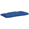 Coussins de palette lot de 3 bleu tissu 