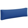Coussins de palette lot de 3 bleu tissu 