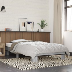 Cadre de lit sans matelas sonoma gris 75x190 cm 